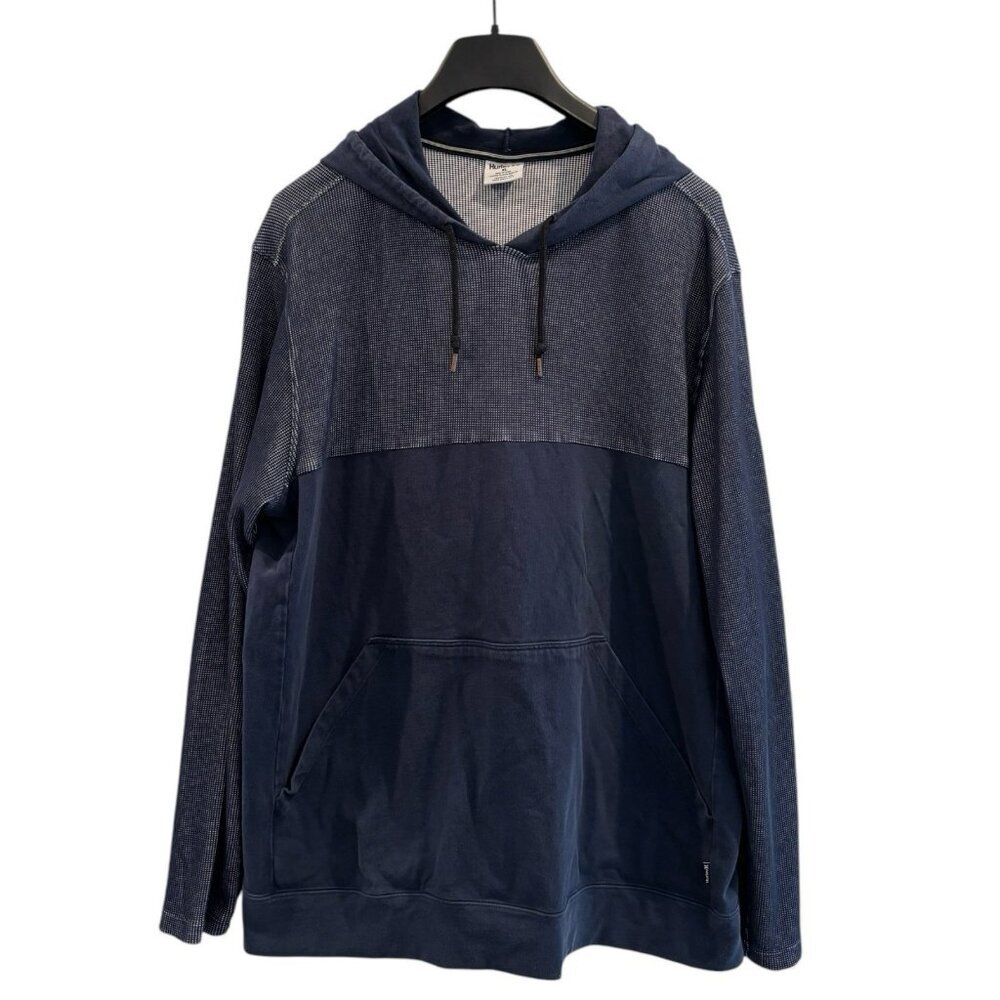 Hurley x Nike Dri-FIT Hoodie | Men’s XL Blue Pullover - Picture 1 of 6